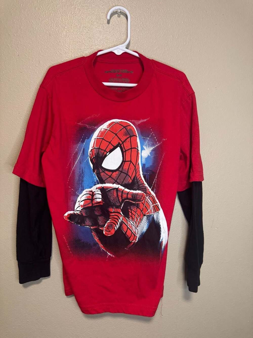 The Amazing Spider-Man 2 Boys Long Sleeve Size M 8